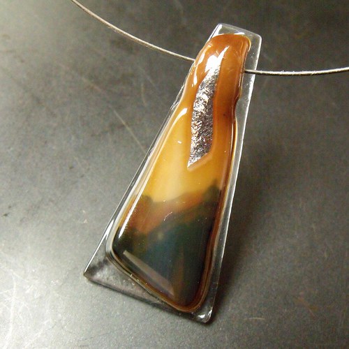 Skleněný šperk "CHOCOLATE — foto 1