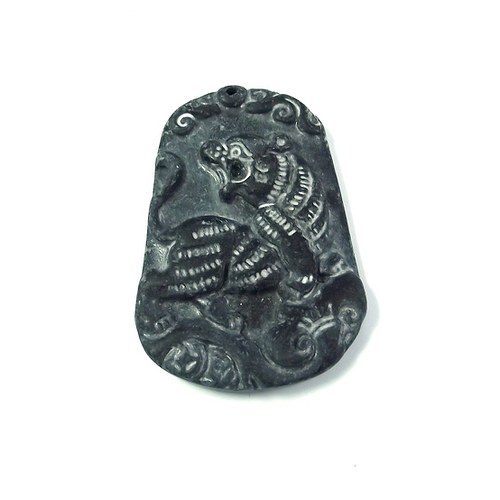 Rytý čínský tygr - přívěsek - 4,2x3x0,5cm — foto 1