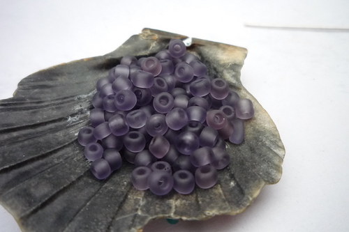 Zmrzlý rokajl 3mm 20 g fialový