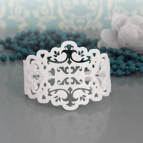 Náramek LACE bílý — foto 1