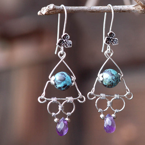 Larimar s ametystem — foto 1