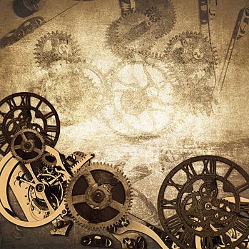 Tattered Time - sb čtvrtka 12x12 emboss — foto 1
