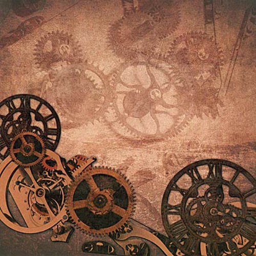 Tattered Time - sb čtvrtka 12x12 emboss — foto 1