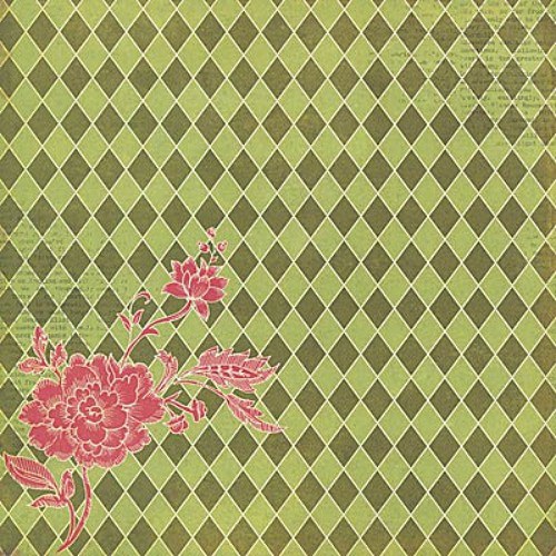 Lady COUTURE scrapbook čtvrtka 12x12 emboss