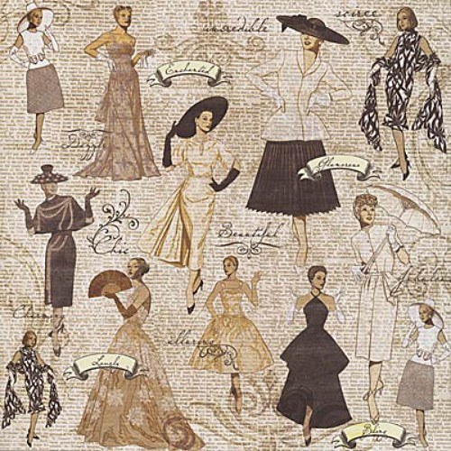Lady COUTURE scrapbook čtvrtka 12x12 emboss — foto 1
