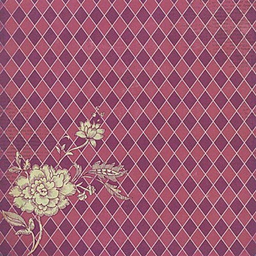 Lady COUTURE scrapbook čtvrtka 12x12 emboss — foto 1