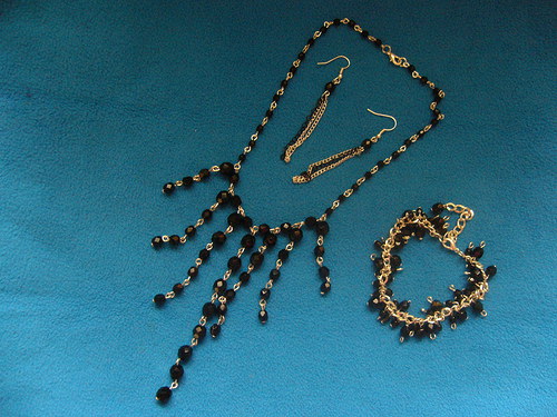 Černý plesový set