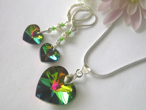 Swarovski srdce Vitrail Medium...na přání — foto 1
