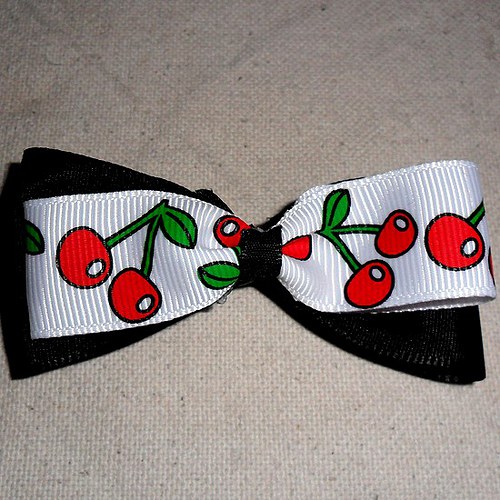 Mašlička Rockabilly černá — foto 1