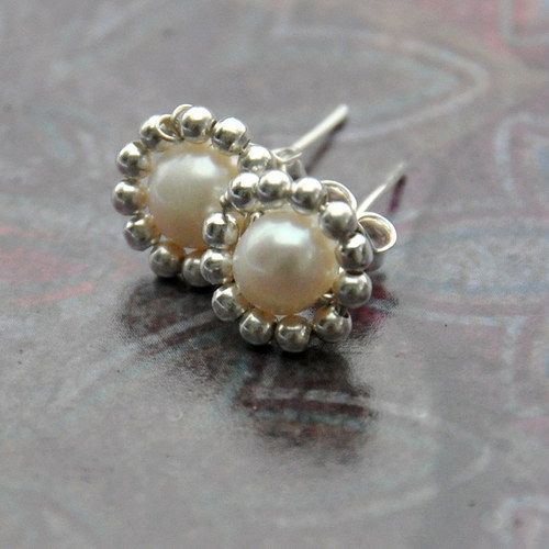 Dame de perles: Kytičky - náušnice Ag 925/1000 — foto 1
