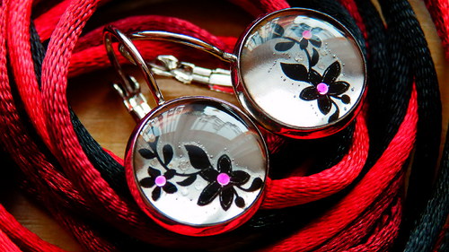Náušnice "seven tears for flowers" — foto 1