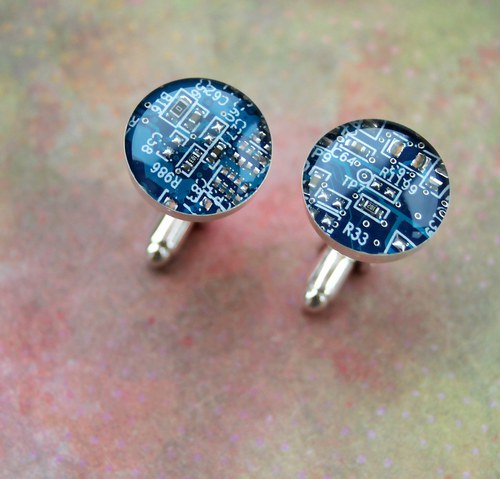 IT manžetové knoflíčky /blue/ — foto 1