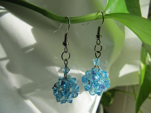 Náušnice Ze Swarovski Sluníček — foto 1