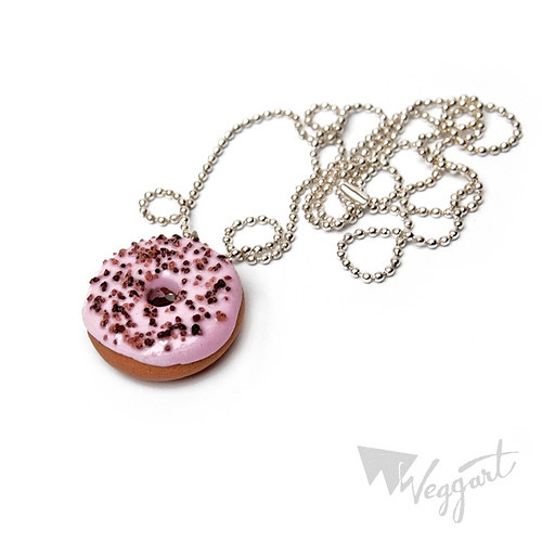 Růžový >⊙ Donut na krk — foto 1