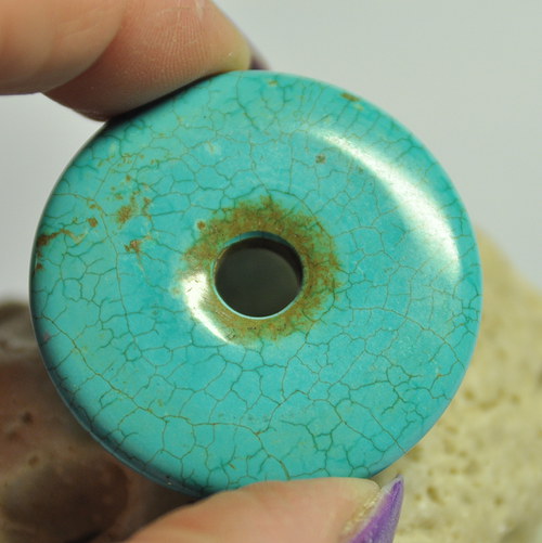 TRK2 Tyrkenit velký DONUT 40 mm — foto 1