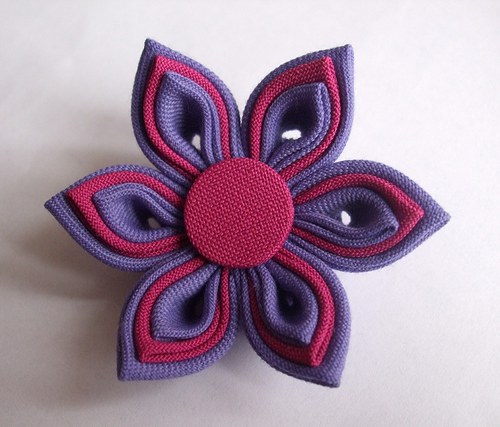 Kanzashi brož — foto 1