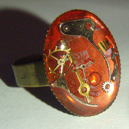 Červený steampunkový — foto 1