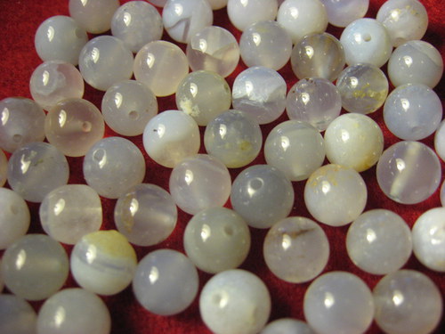 Chalcedon modrý kulička 8 mm (cena 4ks)