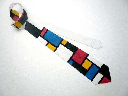 Pánská kravata - Piet Mondrian — foto 1
