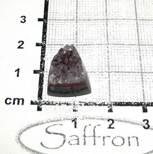 Kabošon s ametystovou čepičkou č.5 — foto 1