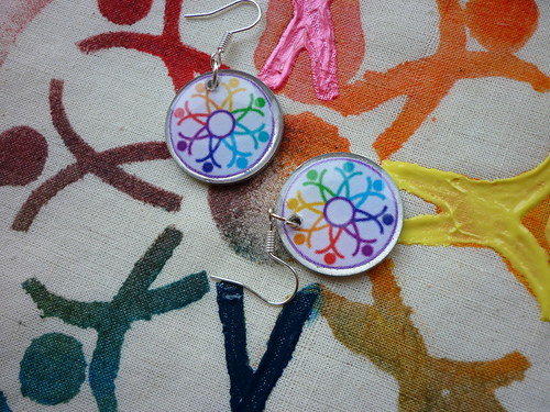 Mandalové náušnice Centra Mandala — foto 1