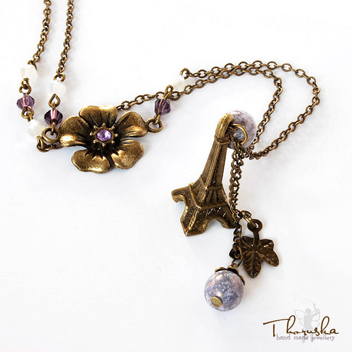 Set 'Eiffel Tower' - náhrdelník — foto 1