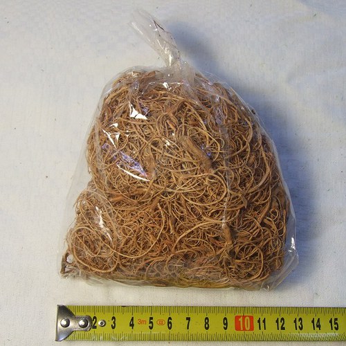 Kořínky "curly moss" 50 g - hnědé — foto 1