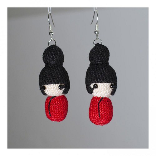 KOKESHI, červené — foto 1