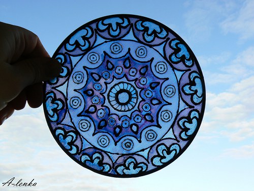Modrá mandala — foto 1