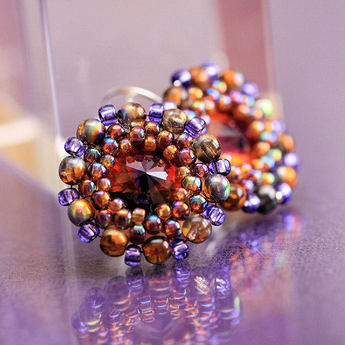 Č. 807 - náušnice se Swarovski — foto 1
