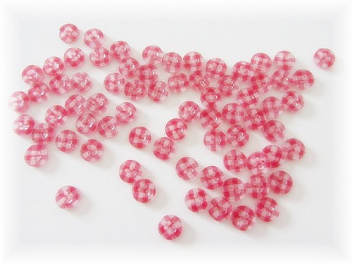 Káro knoflíčky - 4ks — foto 1