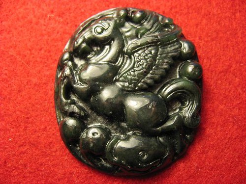 Amulet Čína - Pegas jadeit — foto 1