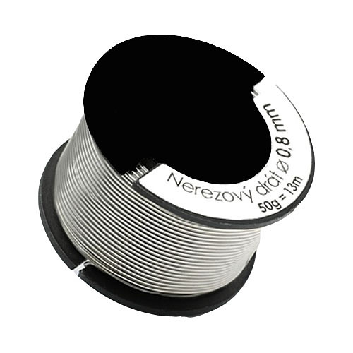 Nerezový drát 0,8 mm — foto 1