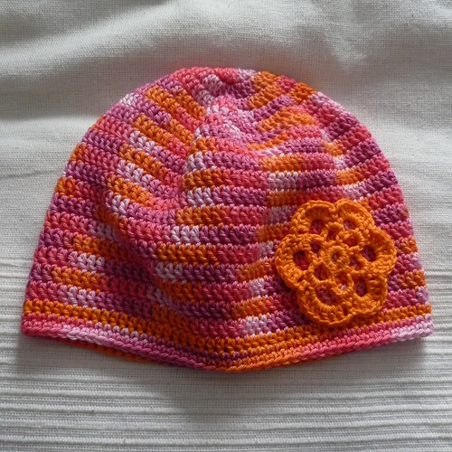 Háčkovaná čepička 081 (na obvod hlavičky 41 cm) — foto 1