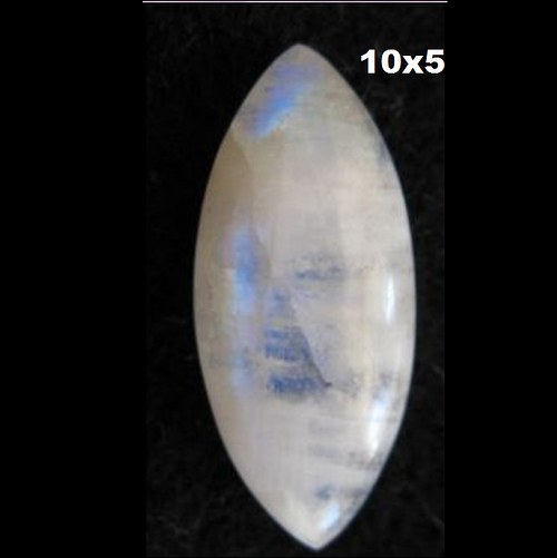 Měsíční kámen 10x5mm- CABOCHON — foto 1