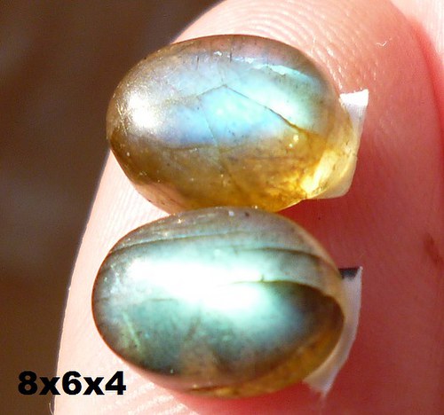 Labradorit -cabochon - pár — foto 1