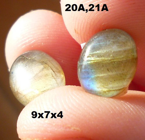 Labradorit -cabochon - pár — foto 1
