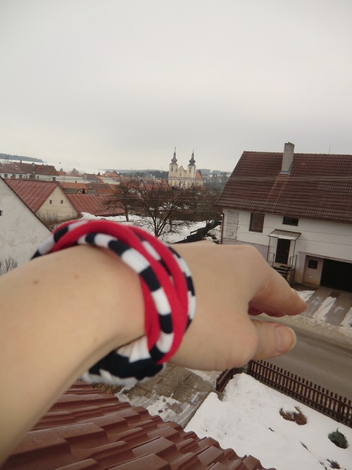 Náramek námořnický červený — foto 1