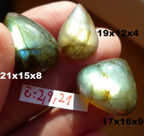 Labradorit -cabochon -set — foto 1