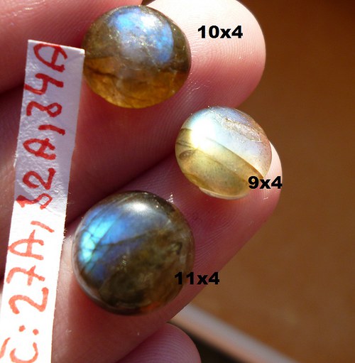 Labradorit -cabochon -set — foto 1