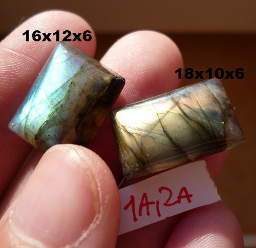 Labradorit -cabochon -set — foto 1