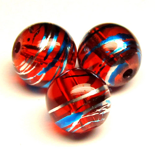 Sklo kovově žíhané - 10 mm - 5 ks