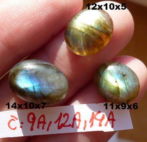 Labradorit -cabochon -set — foto 1