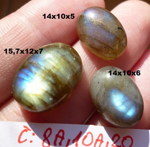 Labradorit -cabochon -set — foto 1