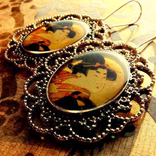 Gejsha earrings — foto 1