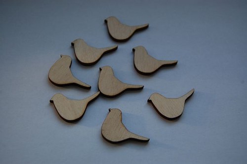 Ptáček z překližky: 3 cm — foto 1