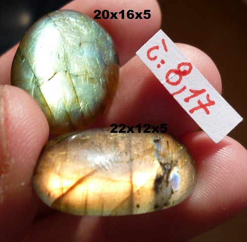 Labradorit -cabochon -set — foto 1