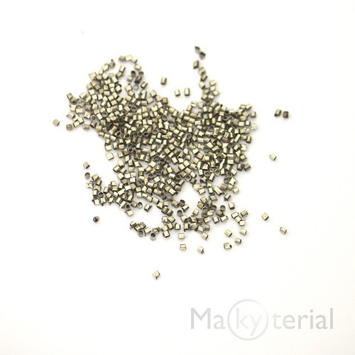 Zamačkávací rokajl trubičkový 1,5mm - gun metal