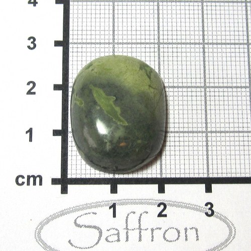 Serpentinit - nepravidelný kabošon č.2 — foto 1
