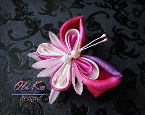 24.2.2012 - workshop Kanzashi Tsumami - MOTÝL — foto 1